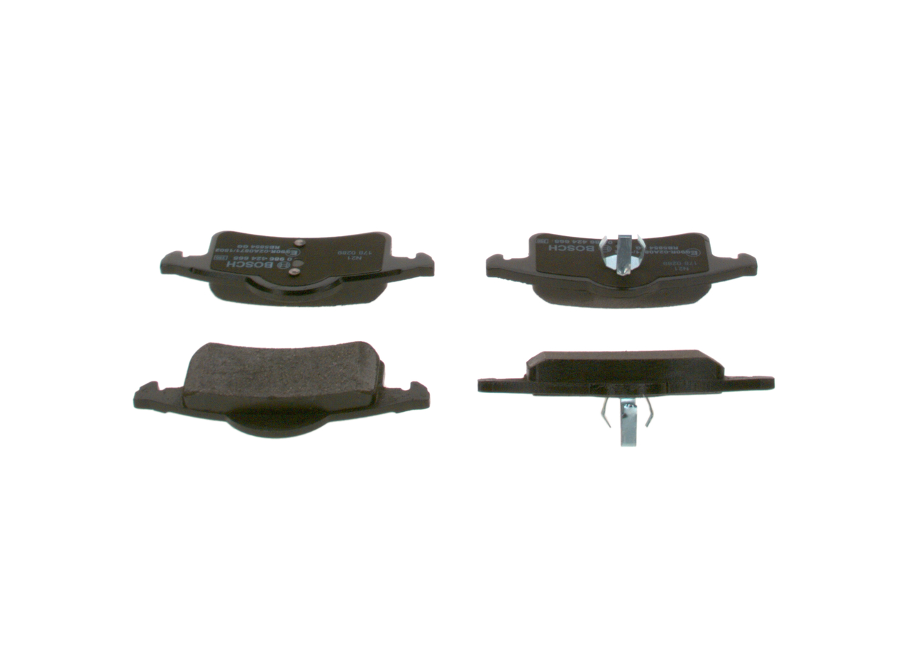 Brake Pad Set, disc brake - 0 986 424 665 BOSCH