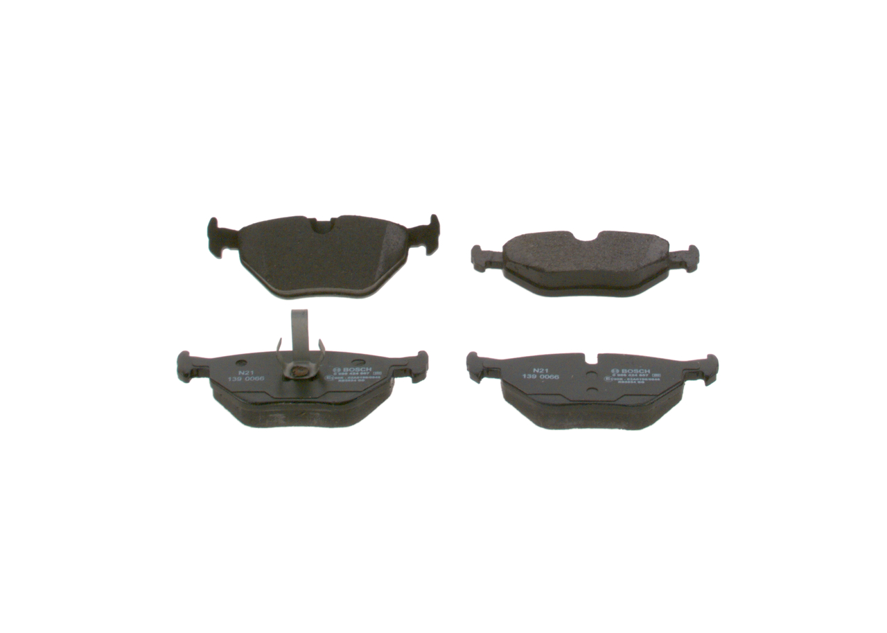 Brake Pad Set, disc brake - 0 986 424 667 BOSCH