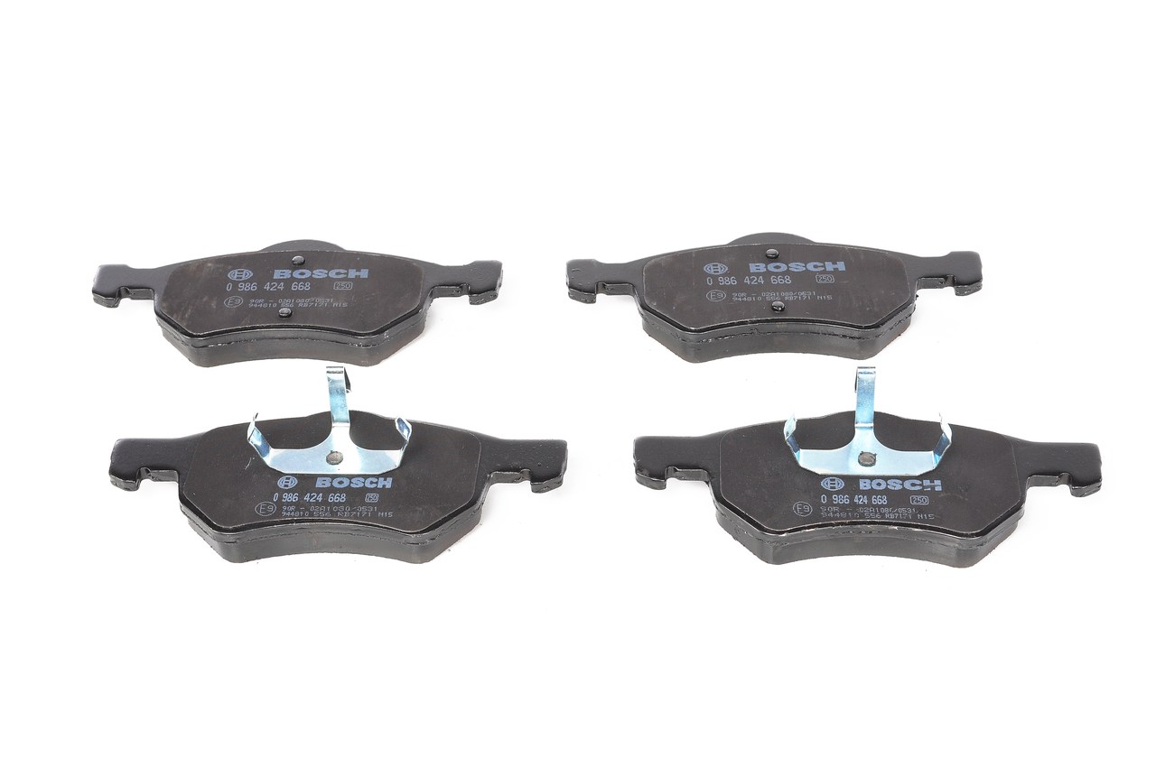 Brake Pad Set, disc brake - 0 986 424 668 BOSCH