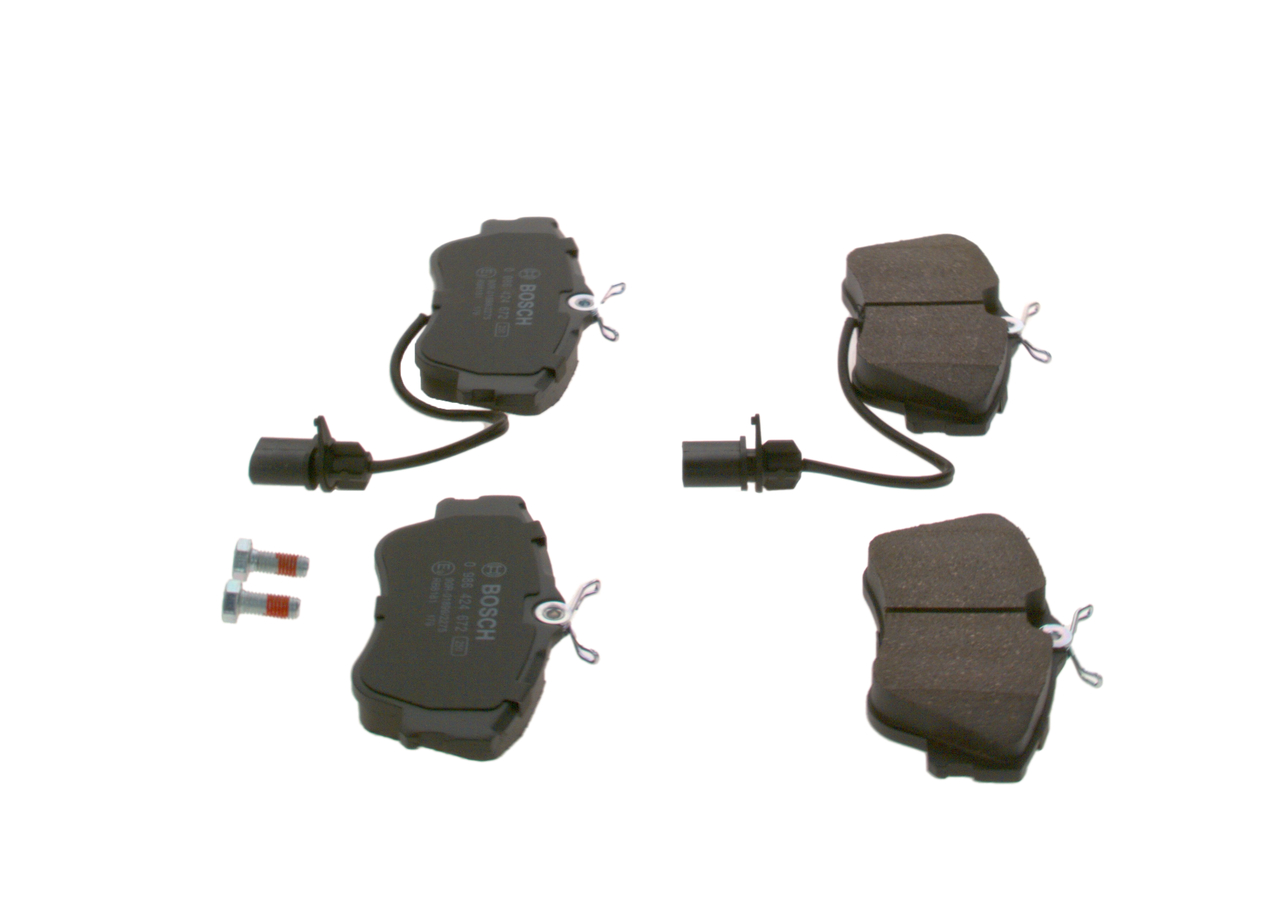 Brake Pad Set, disc brake - 0 986 424 672 BOSCH