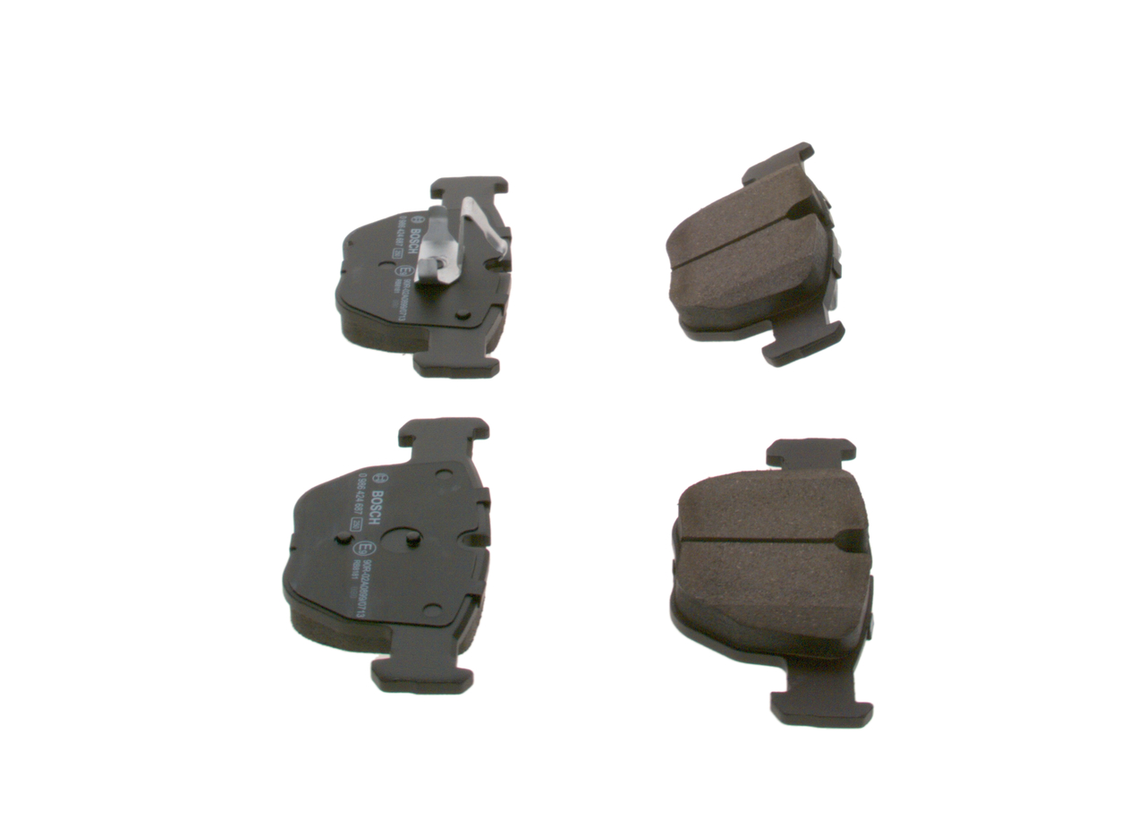 Brake Pad Set, disc brake - 0 986 424 687 BOSCH