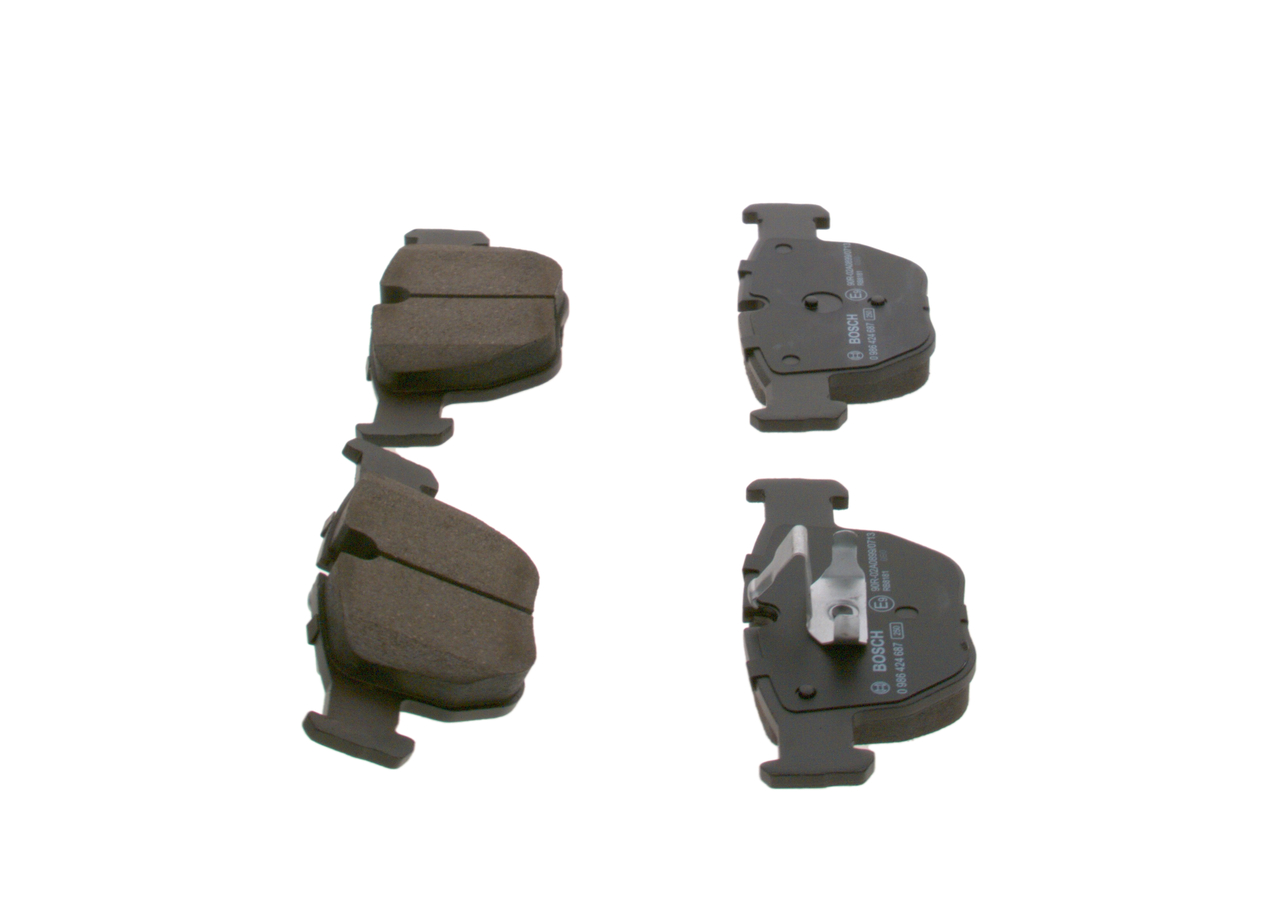Brake Pad Set, disc brake - 0 986 424 687 BOSCH