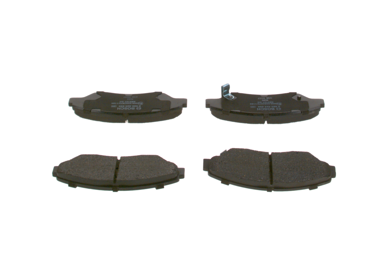 Brake Pad Set, disc brake - 0 986 424 696 BOSCH