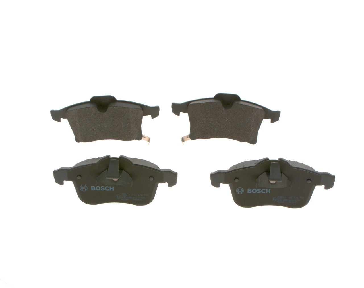 Brake Pad Set, disc brake - 0 986 424 707 BOSCH