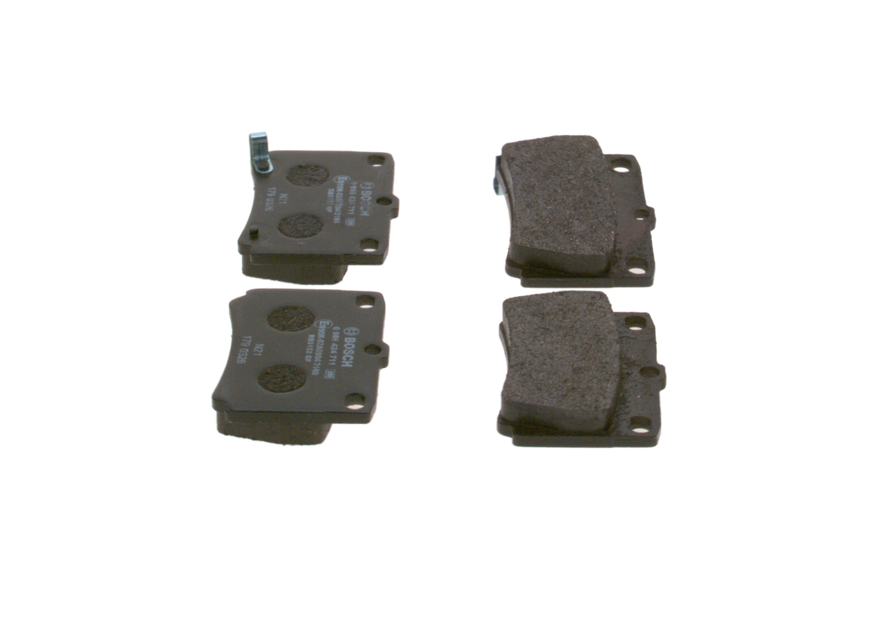 Brake Pad Set, disc brake - 0 986 424 711 BOSCH