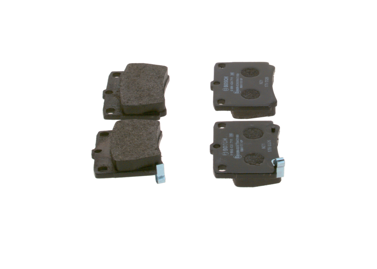 Brake Pad Set, disc brake - 0 986 424 711 BOSCH