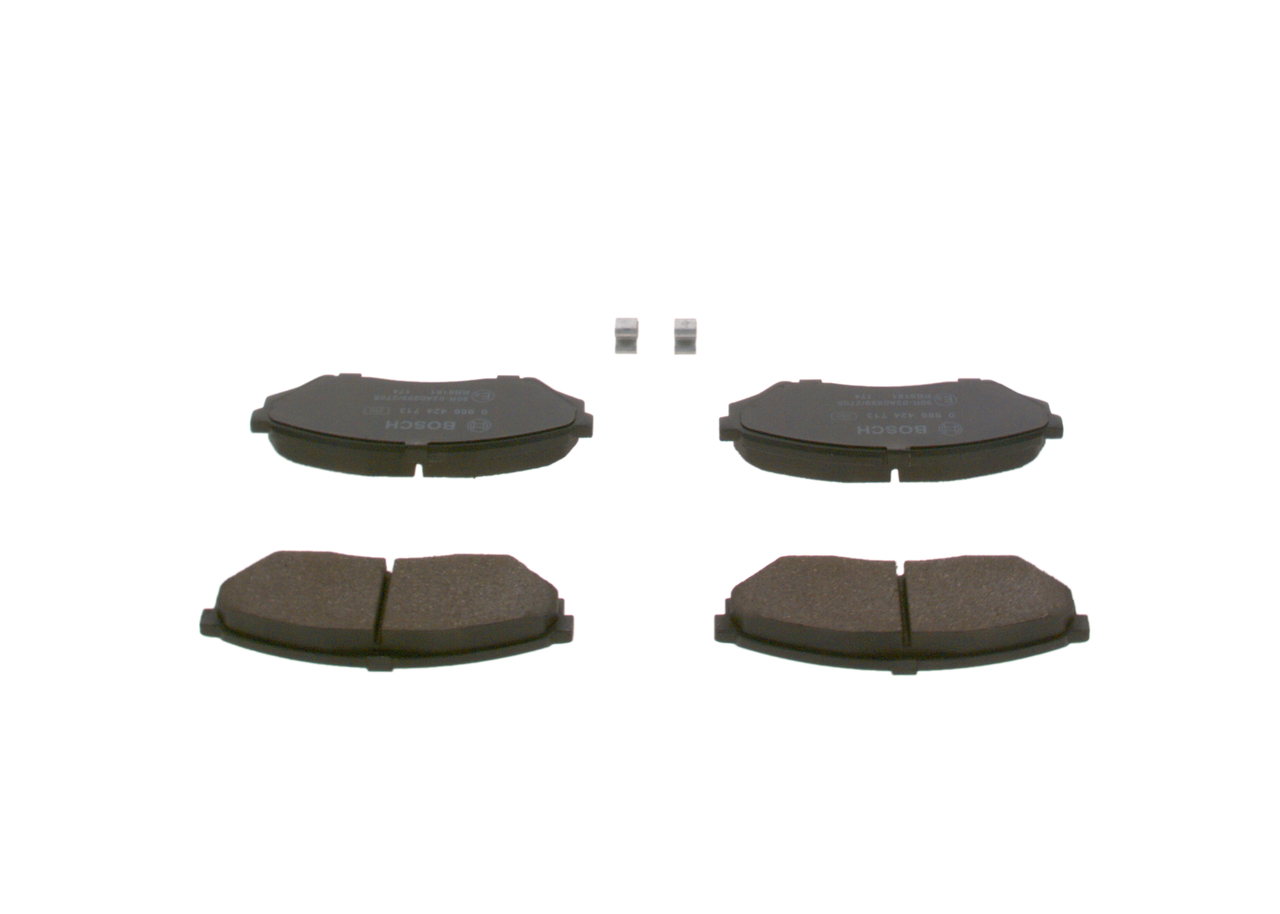 Brake Pad Set, disc brake - 0 986 424 713 BOSCH