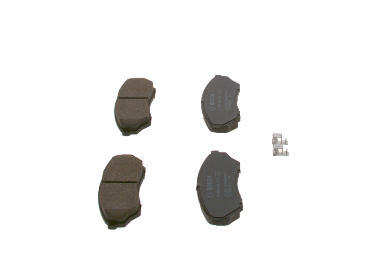 Brake Pad Set, disc brake - 0 986 424 713 BOSCH