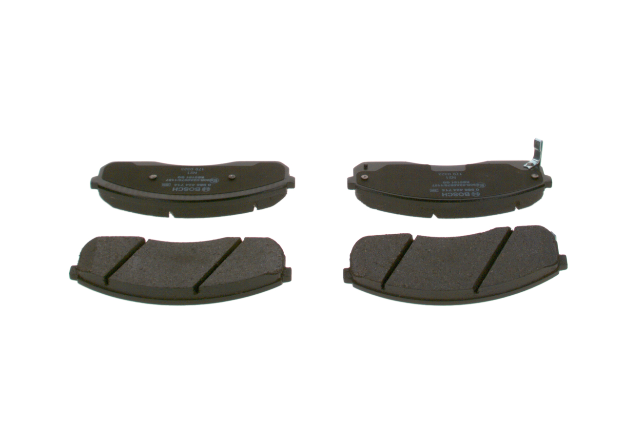 Brake Pad Set, disc brake - 0 986 424 714 BOSCH