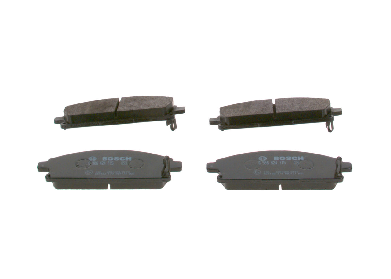 Kit pastiglie freno, Freno a disco - 0 986 424 715 BOSCH