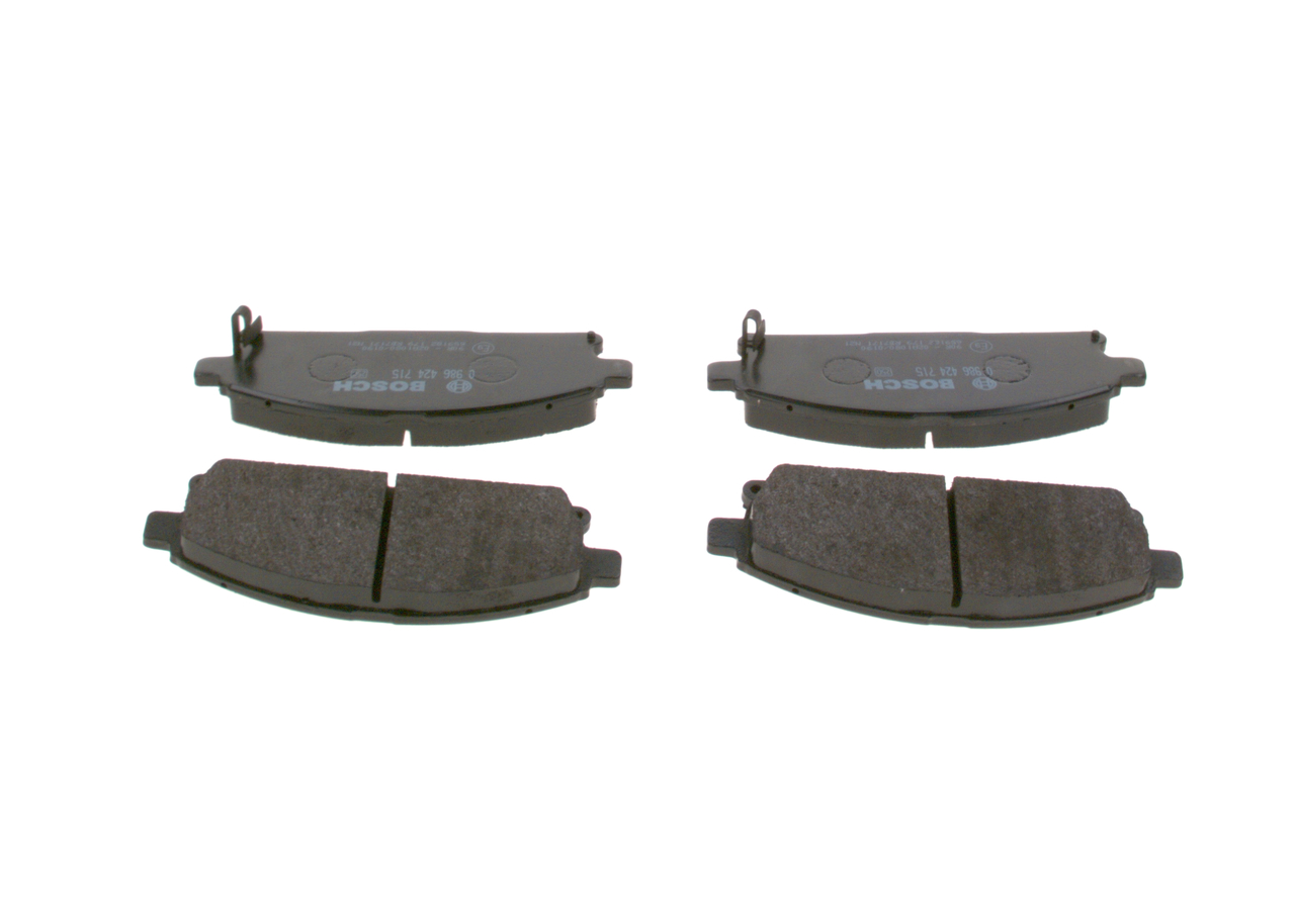 Brake Pad Set, disc brake - 0 986 424 715 BOSCH