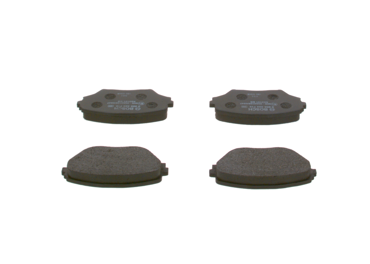 Brake Pad Set, disc brake - 0 986 424 719 BOSCH