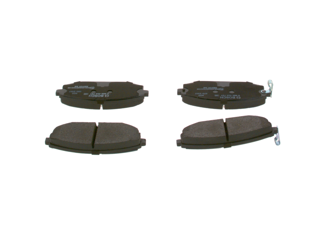 Brake Pad Set, disc brake - 0 986 424 727 BOSCH