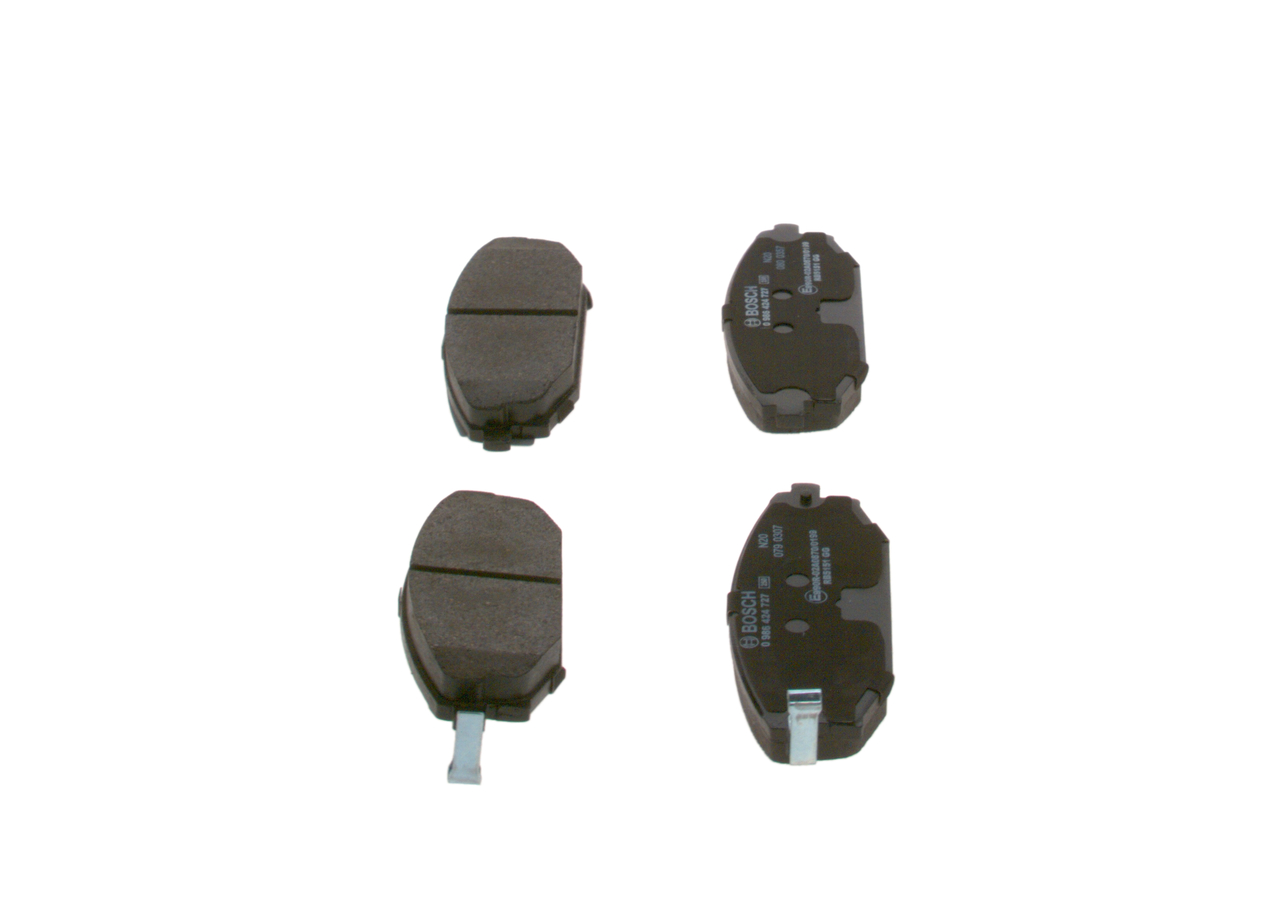 Brake Pad Set, disc brake - 0 986 424 727 BOSCH
