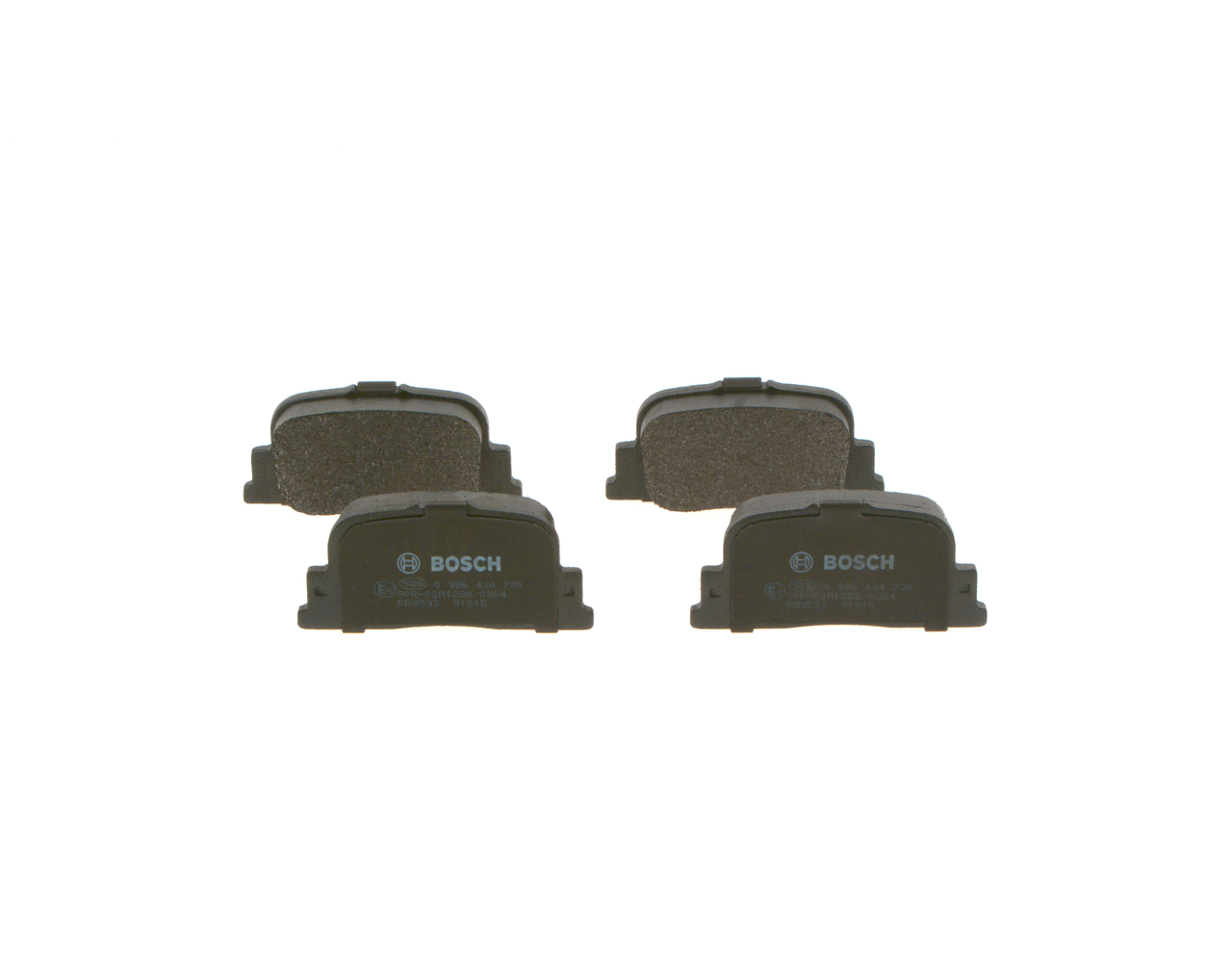 Kit pastiglie freno, Freno a disco - 0 986 424 730 BOSCH