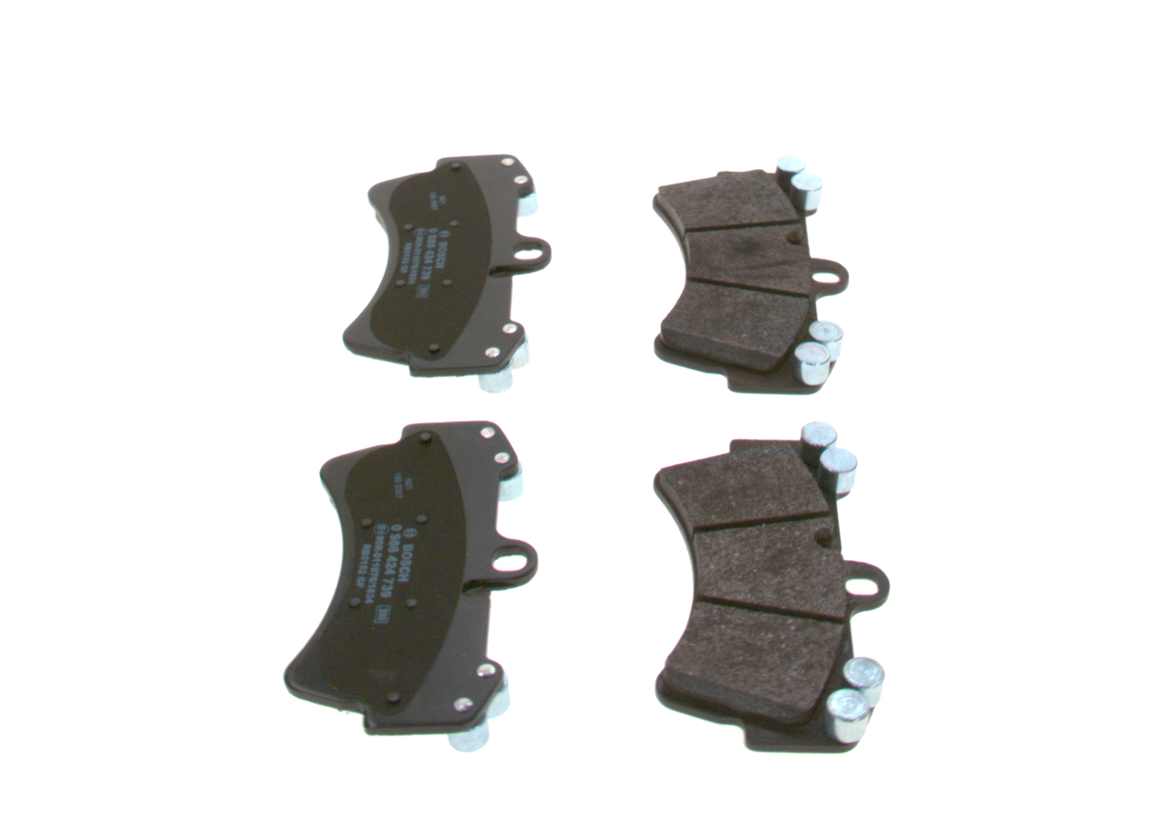 Brake Pad Set, disc brake - 0 986 424 739 BOSCH