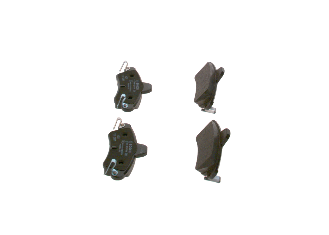 Brake Pad Set, disc brake - 0 986 424 744 BOSCH