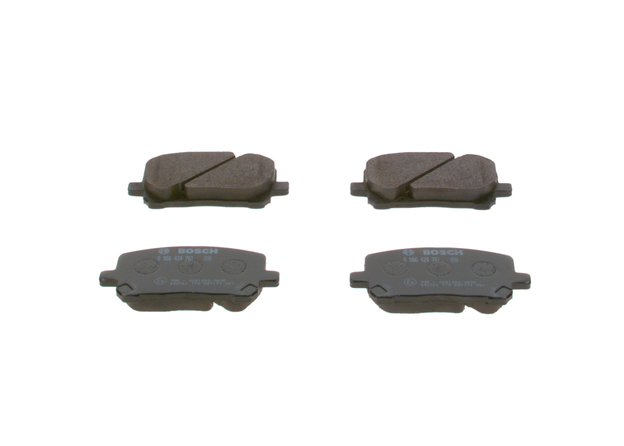 Brake Pad Set, disc brake - 0 986 424 761 BOSCH