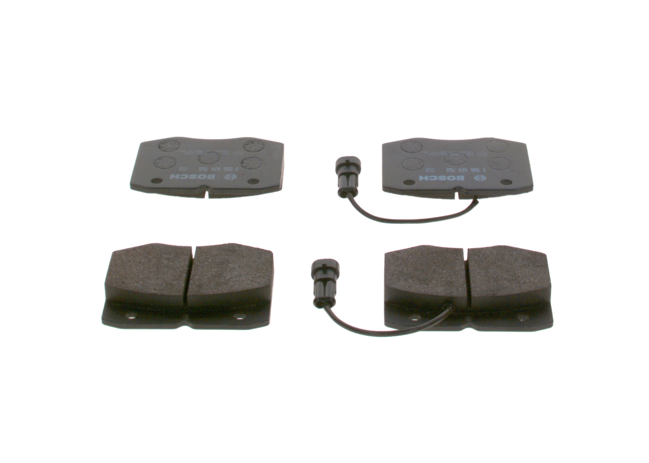 Brake Pad Set, disc brake - 0 986 424 768 BOSCH