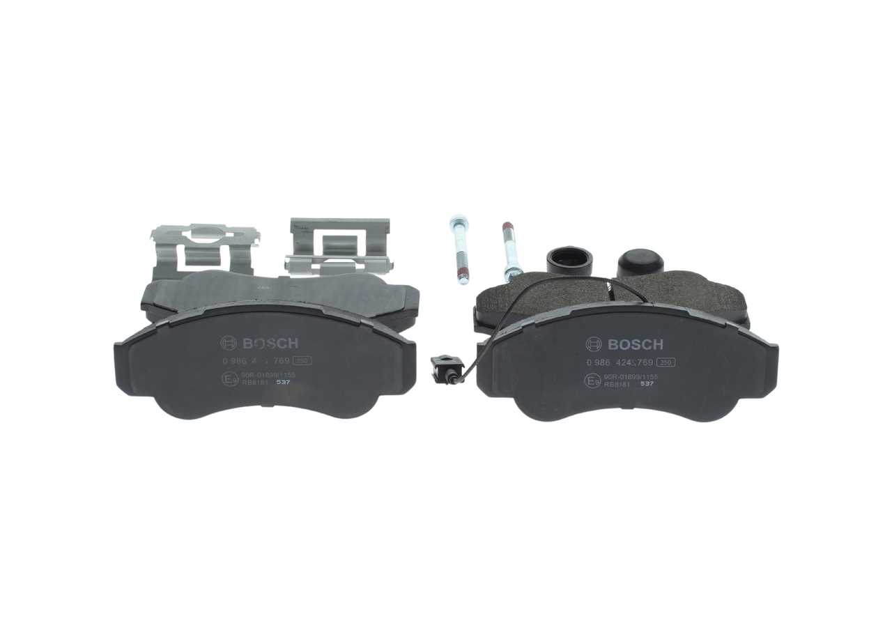 Brake Pad Set, disc brake - 0 986 424 769 BOSCH
