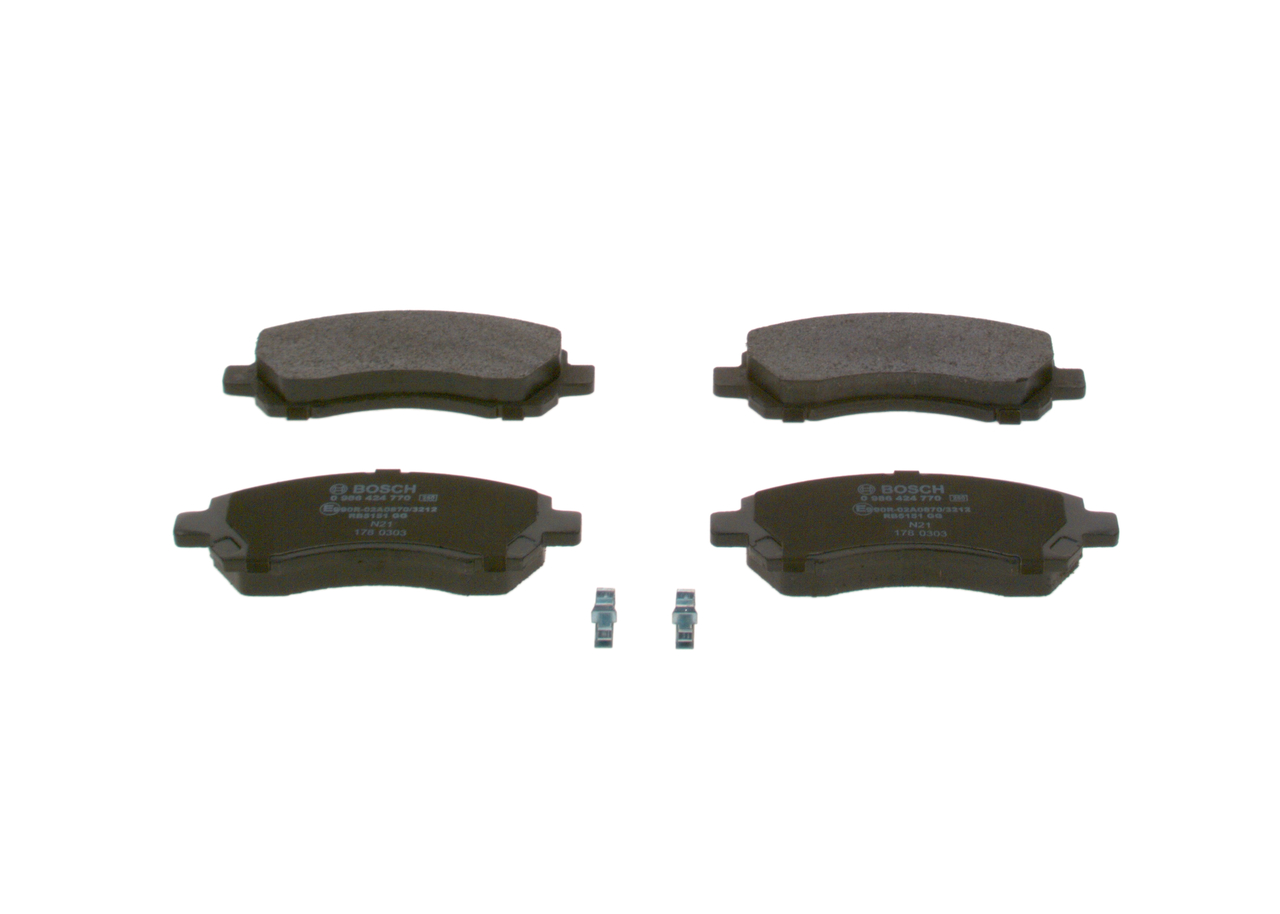 Kit pastiglie freno, Freno a disco - 0 986 424 770 BOSCH