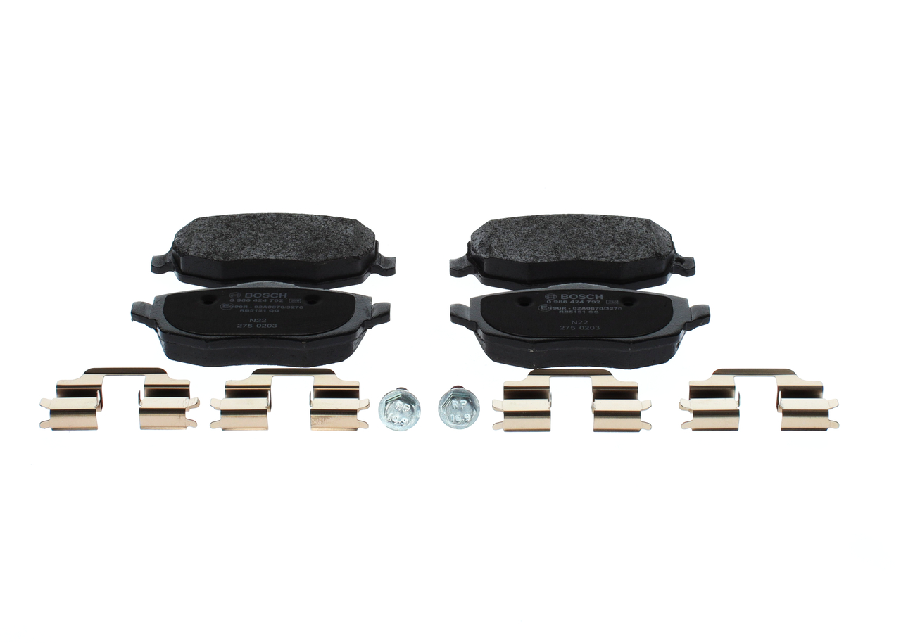 Brake Pad Set, disc brake - 0 986 424 792 BOSCH