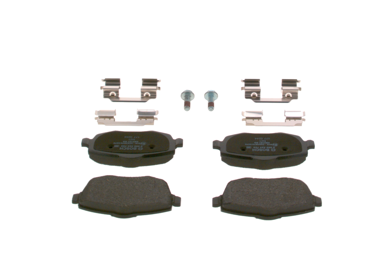 Brake Pad Set, disc brake - 0 986 424 793 BOSCH
