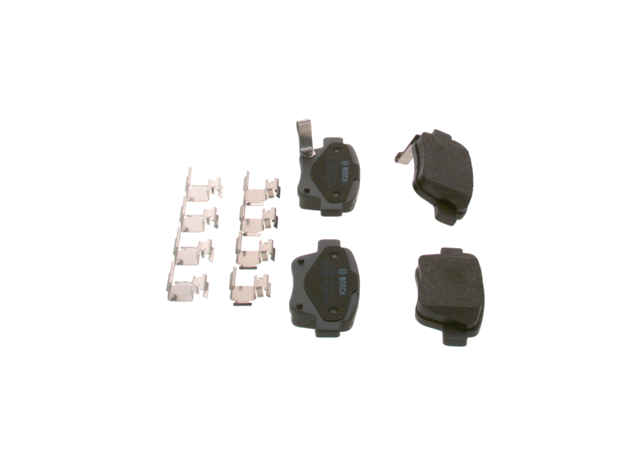 Brake Pad Set, disc brake - 0 986 424 798 BOSCH
