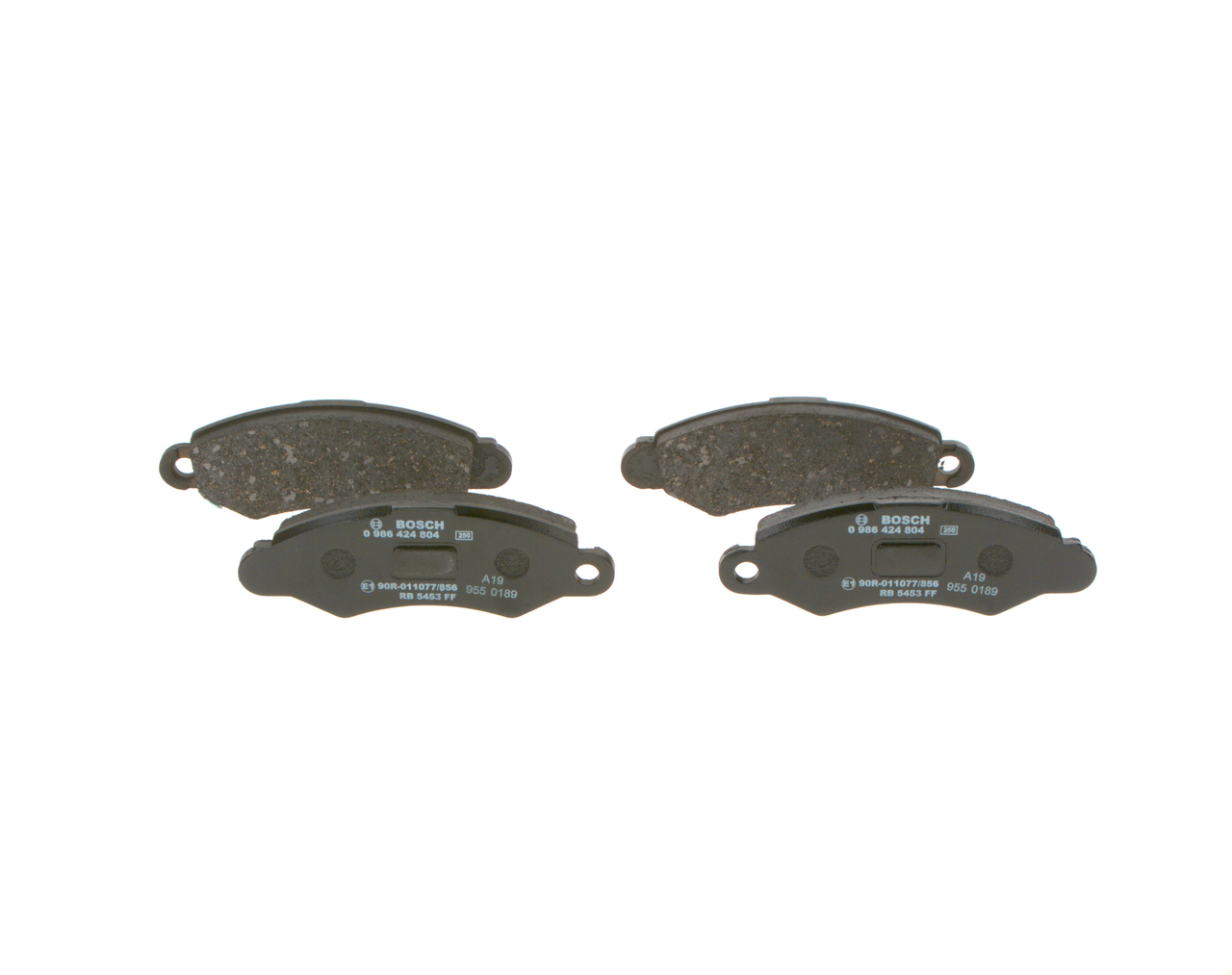 Brake Pad Set, disc brake - 0 986 424 804 BOSCH
