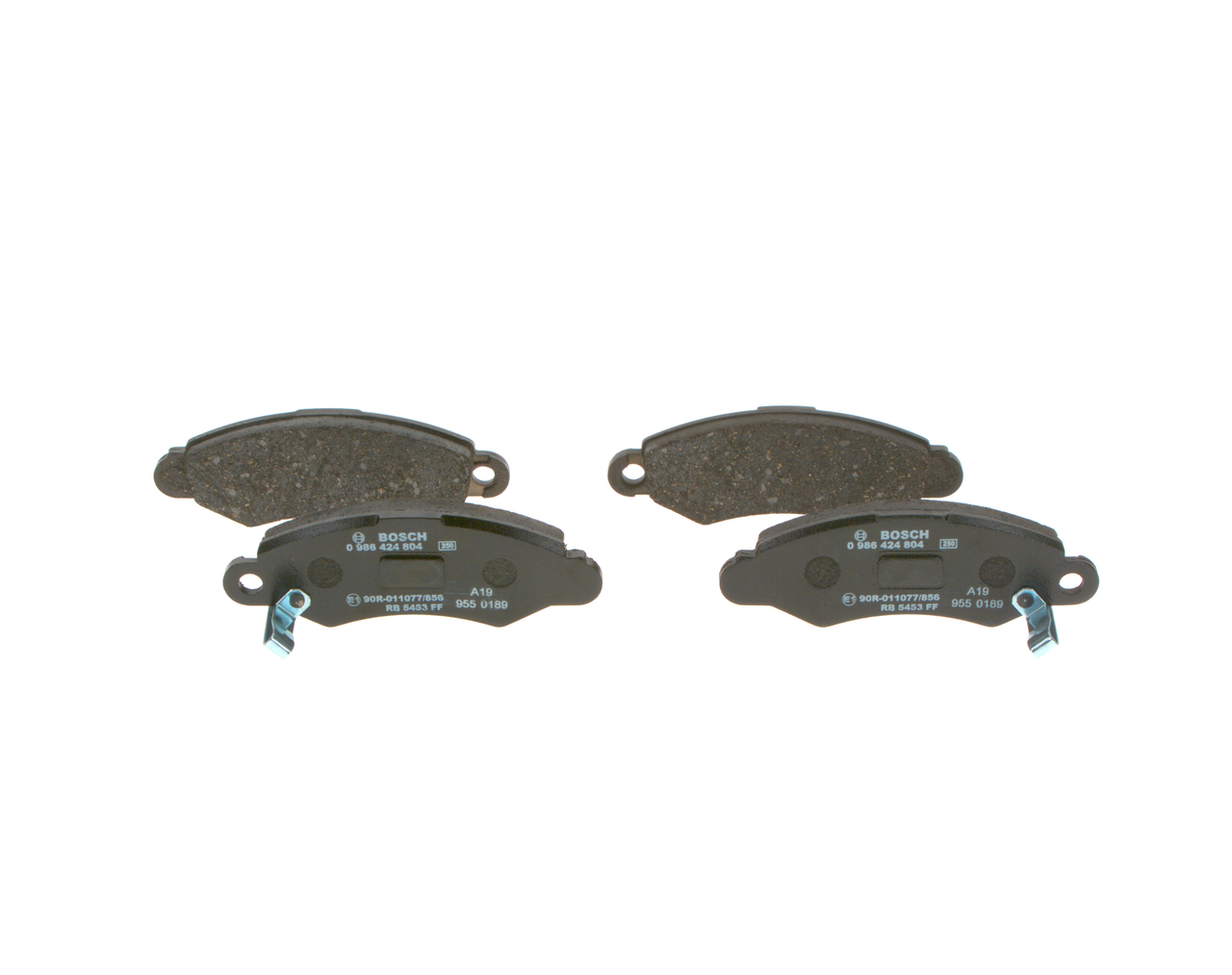 Brake Pad Set, disc brake - 0 986 424 804 BOSCH
