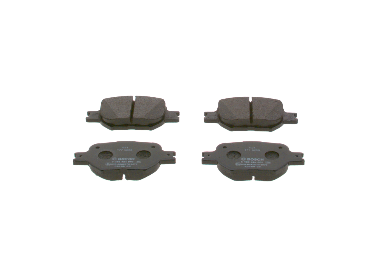 Brake Pad Set, disc brake - 0 986 424 808 BOSCH