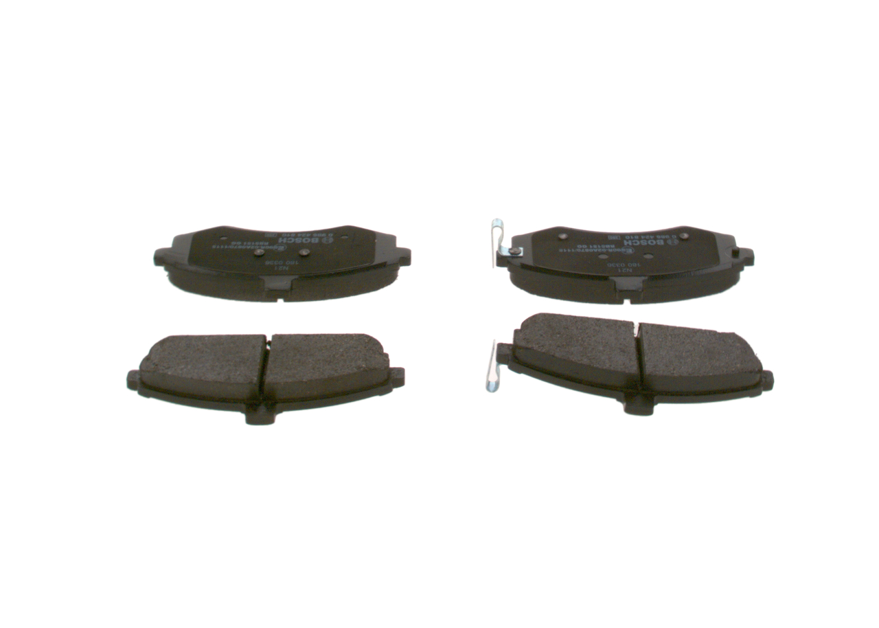 Brake Pad Set, disc brake - 0 986 424 810 BOSCH