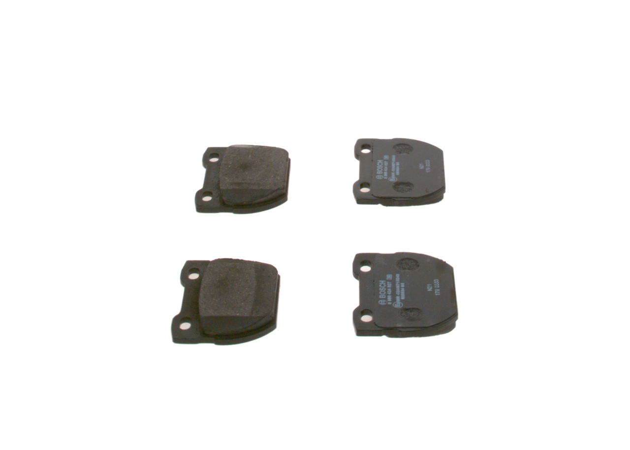 Brake Pad Set, disc brake - 0 986 424 827 BOSCH