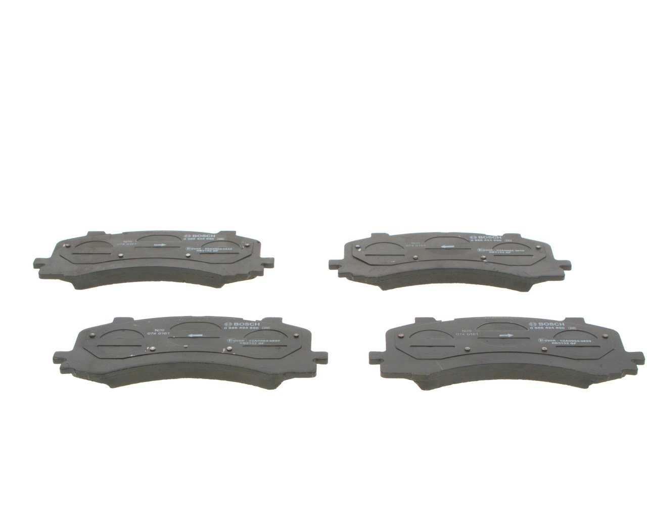 Brake Pad Set, disc brake - 0 986 424 850 BOSCH