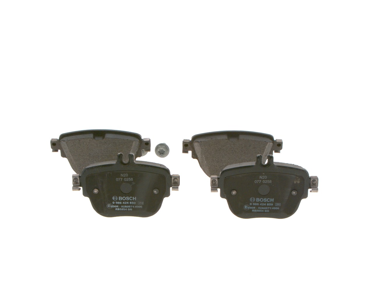 Brake Pad Set, disc brake - 0 986 424 859 BOSCH