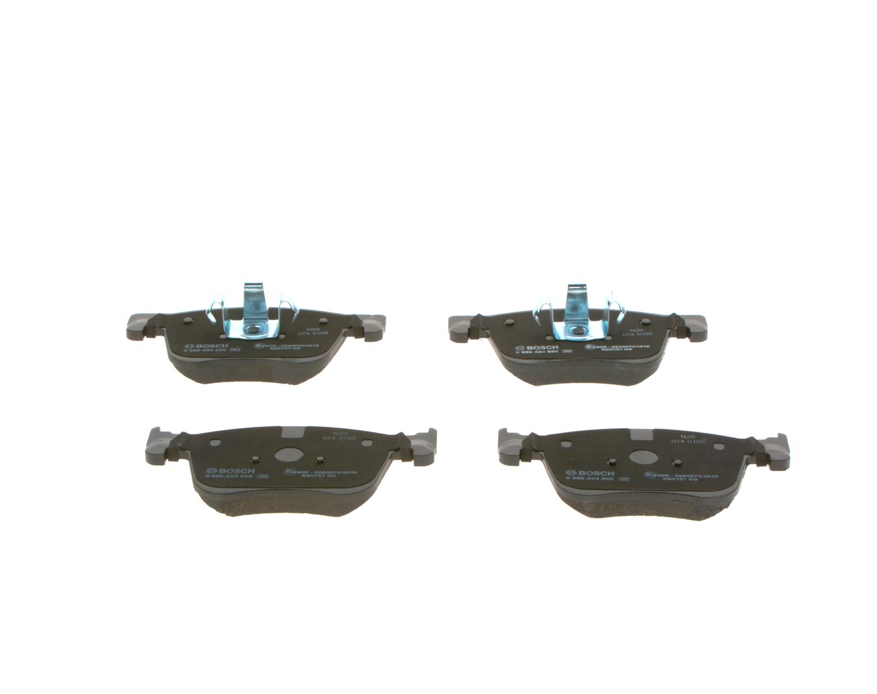 Brake Pad Set, disc brake - 0 986 424 860 BOSCH