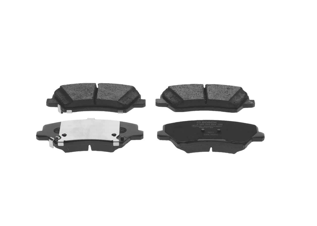 Kit pastiglie freno, Freno a disco - 0 986 424 863 BOSCH