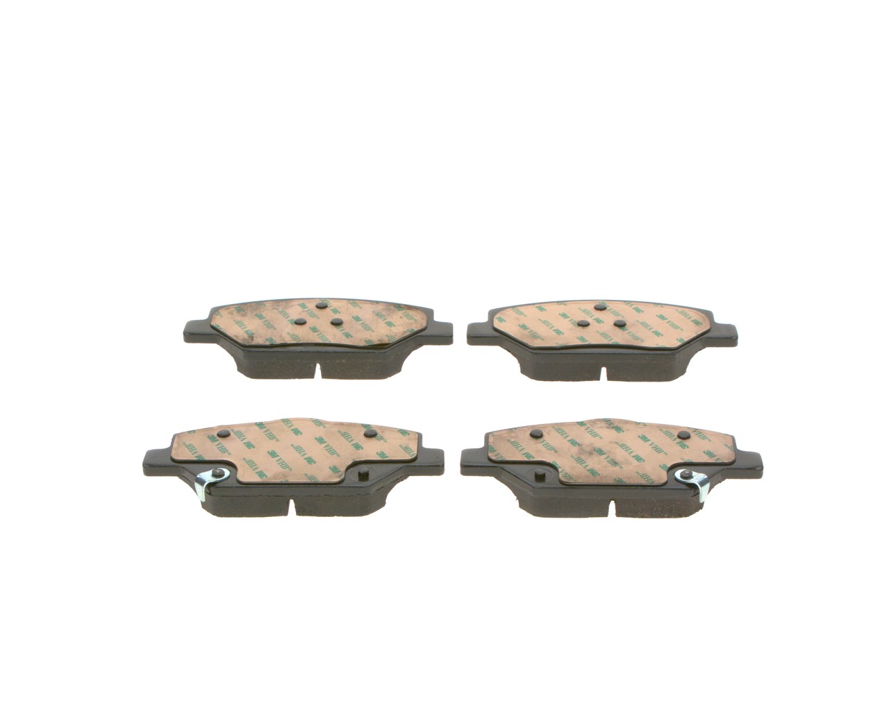 Brake Pad Set, disc brake - 0 986 424 869 BOSCH