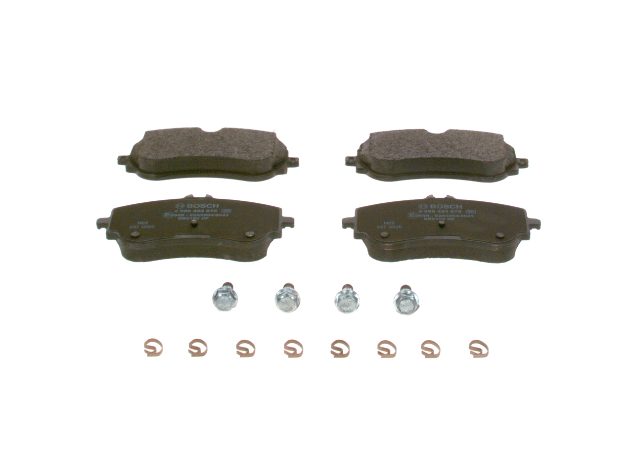 Kit pastiglie freno, Freno a disco - 0 986 424 875 BOSCH