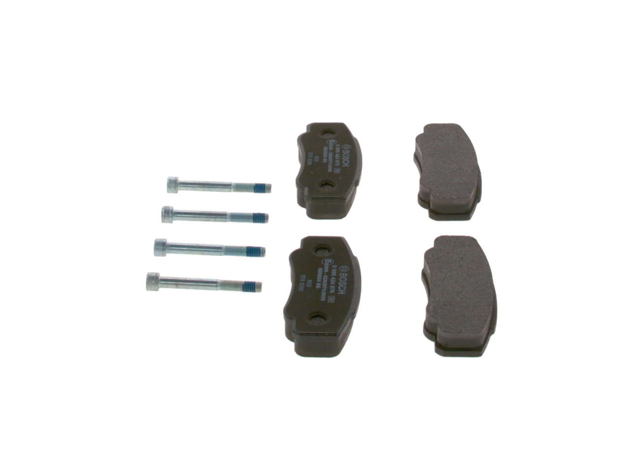 Brake Pad Set, disc brake - 0 986 424 876 BOSCH