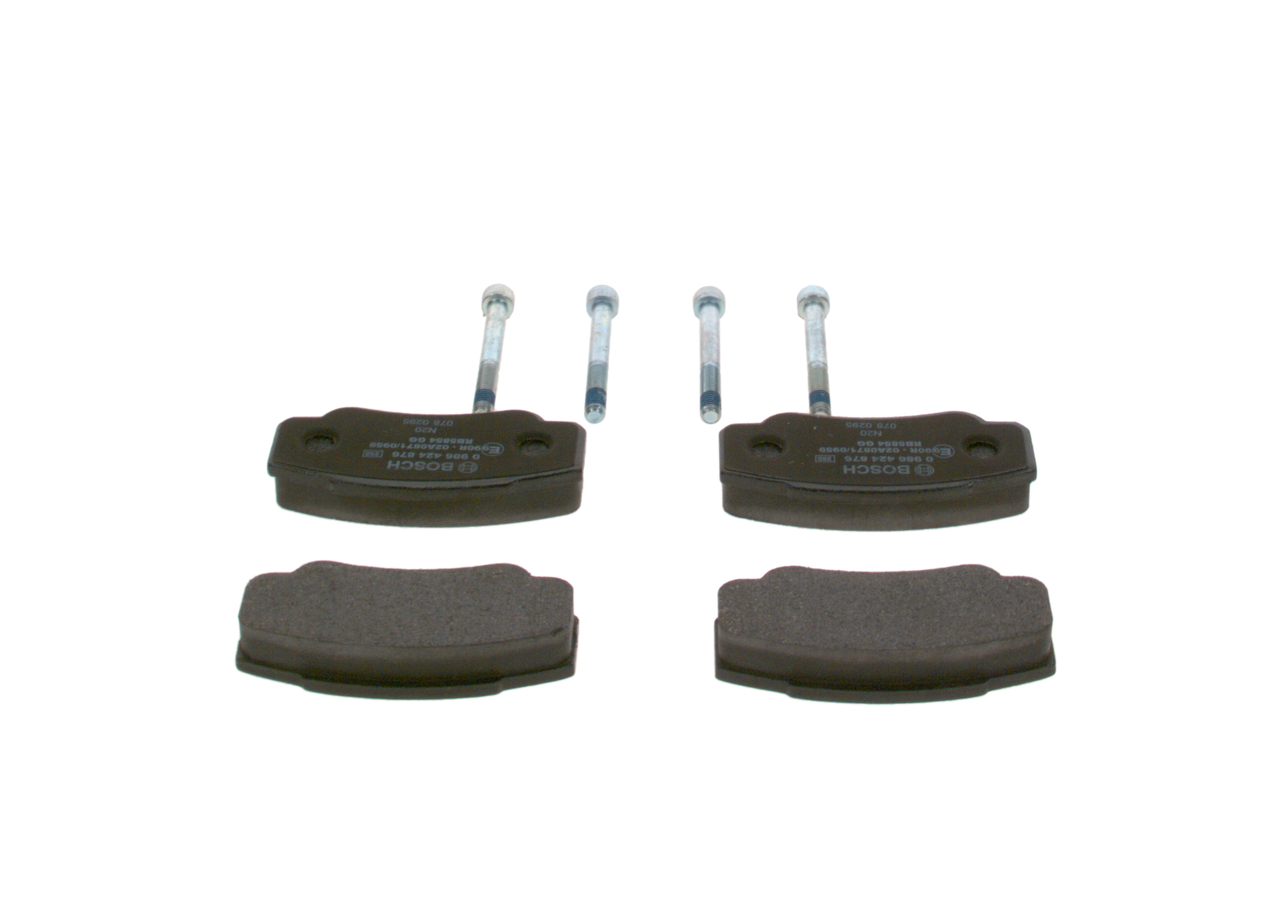 Brake Pad Set, disc brake - 0 986 424 876 BOSCH
