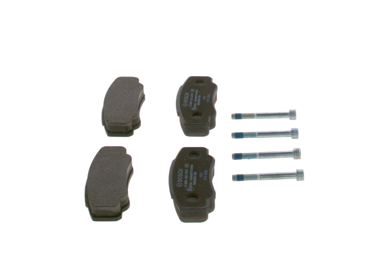 Brake Pad Set, disc brake - 0 986 424 876 BOSCH
