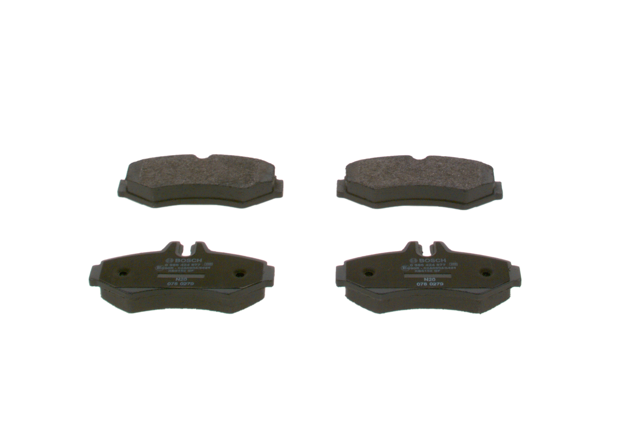 Brake Pad Set, disc brake - 0 986 424 877 BOSCH