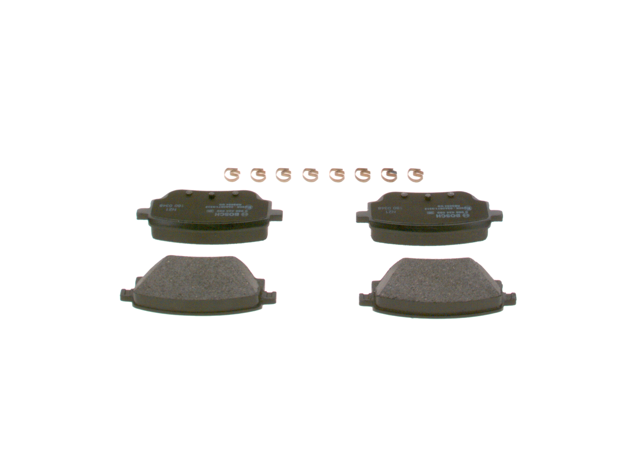 Brake Pad Set, disc brake - 0 986 424 889 BOSCH