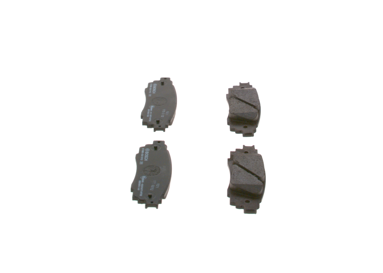 Brake Pad Set, disc brake - 0 986 424 912 BOSCH