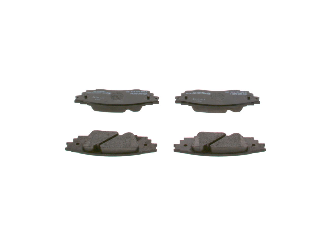 Brake Pad Set, disc brake - 0 986 424 912 BOSCH