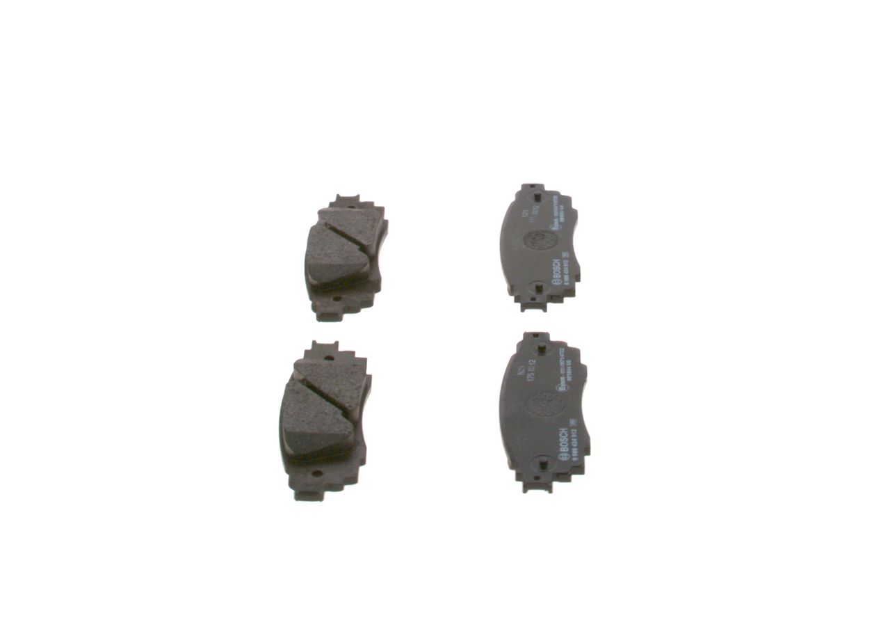 Brake Pad Set, disc brake - 0 986 424 912 BOSCH
