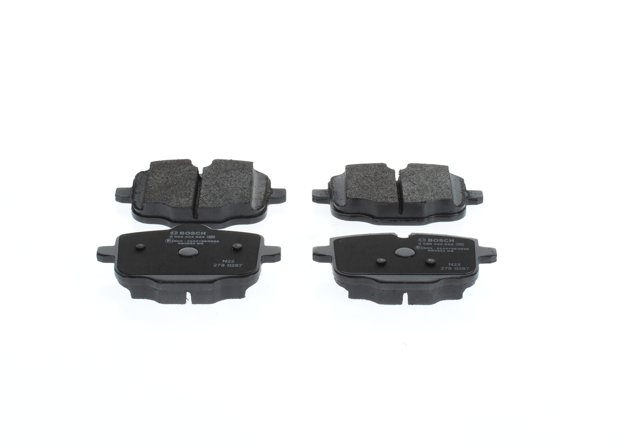 Brake Pad Set, disc brake - 0 986 424 922 BOSCH