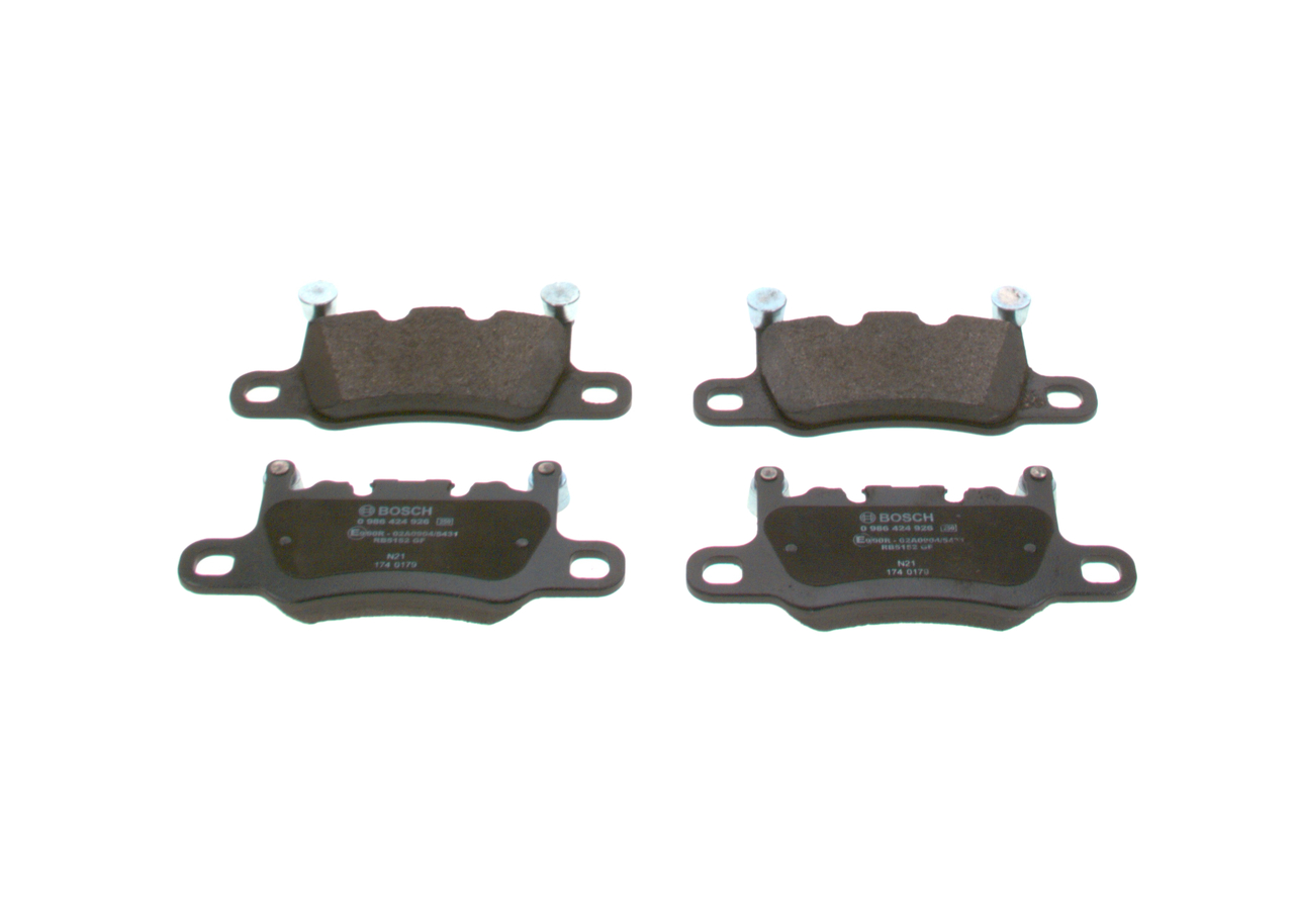 Комплект тормозных колодок, дисковый тормоз - 0 986 424 926 BOSCH
