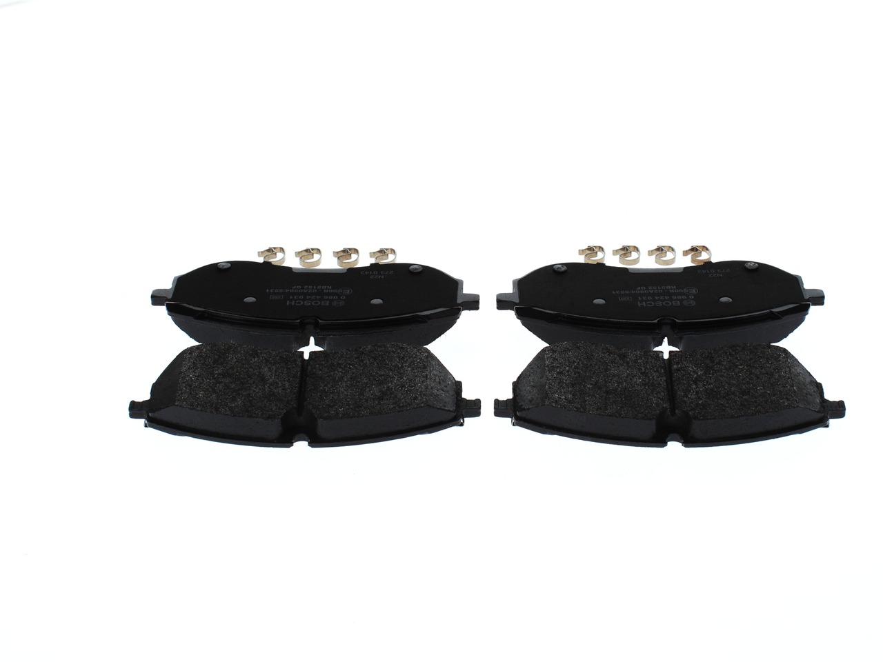 Brake Pad Set, disc brake - 0 986 424 931 BOSCH